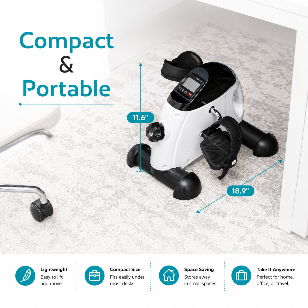 MOVAO Under Desk Bike